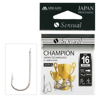 Гачок Mikado Sensual Champion №14 (лопатка) 10шт. (Nickel) HS10101-14N фото