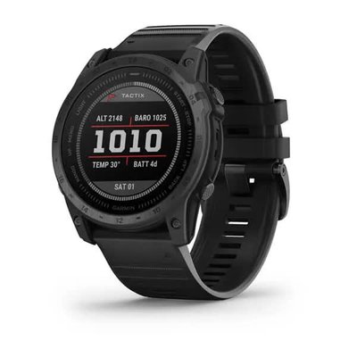 Смарт-годинник Garmin Tactix 7 Standard Edition чорний з силіконовим ремінцем 010-02704-01 фото