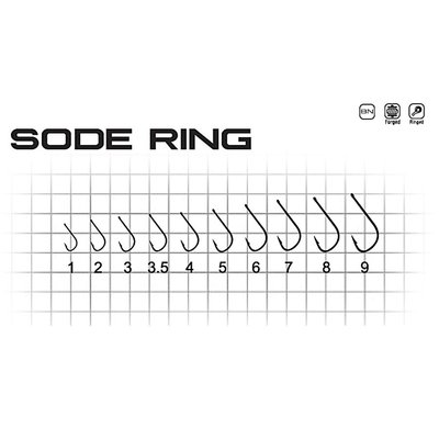 Гачок Fishing ROI Sode-Ring №3 (вушко) 14шт. 147-01-003 фото