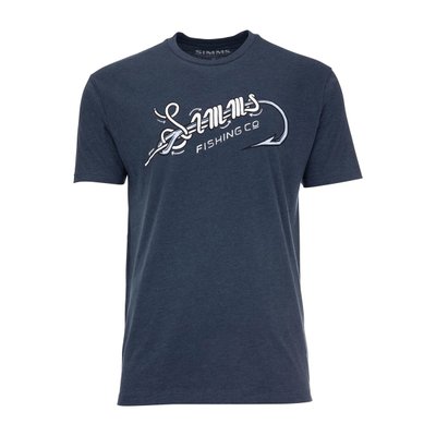 Футболка Simms Special Knot T-Shirt Navy Heather L (13532-414-40) 2220597 фото