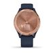 Спортивний годинник Garmin Vivomove 3S зі сталевим безелем кольору "рожеве золото", темно-синім корпусом та ремінцем 010-02238-23 фото 4