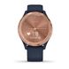 Спортивний годинник Garmin Vivomove 3S зі сталевим безелем кольору "рожеве золото", темно-синім корпусом та ремінцем 010-02238-23 фото 7