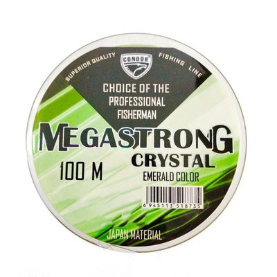 Волосінь MEGASTRONG CRYSTAL 100м Condor 0.18мм MC_100_18 фото