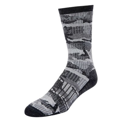 Шкарпетки Simms Merino Midweight Hiker Sock Hex Flo Camo Carbon L (13143-008-40) 2155038 фото