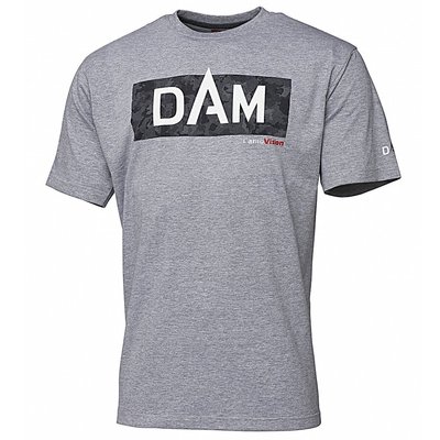 Футболка DAM Logo Tee L Grey Melange 64510 фото