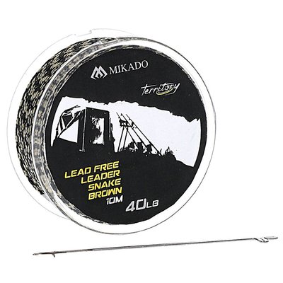 Матеріал Mikado Lead Free Leader 10м 40lbs + голка AMC-LFL40 фото